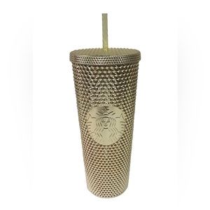 Starbucks Gold Studded Tumbler 2022 Holiday Bling (24 oz - Venti)